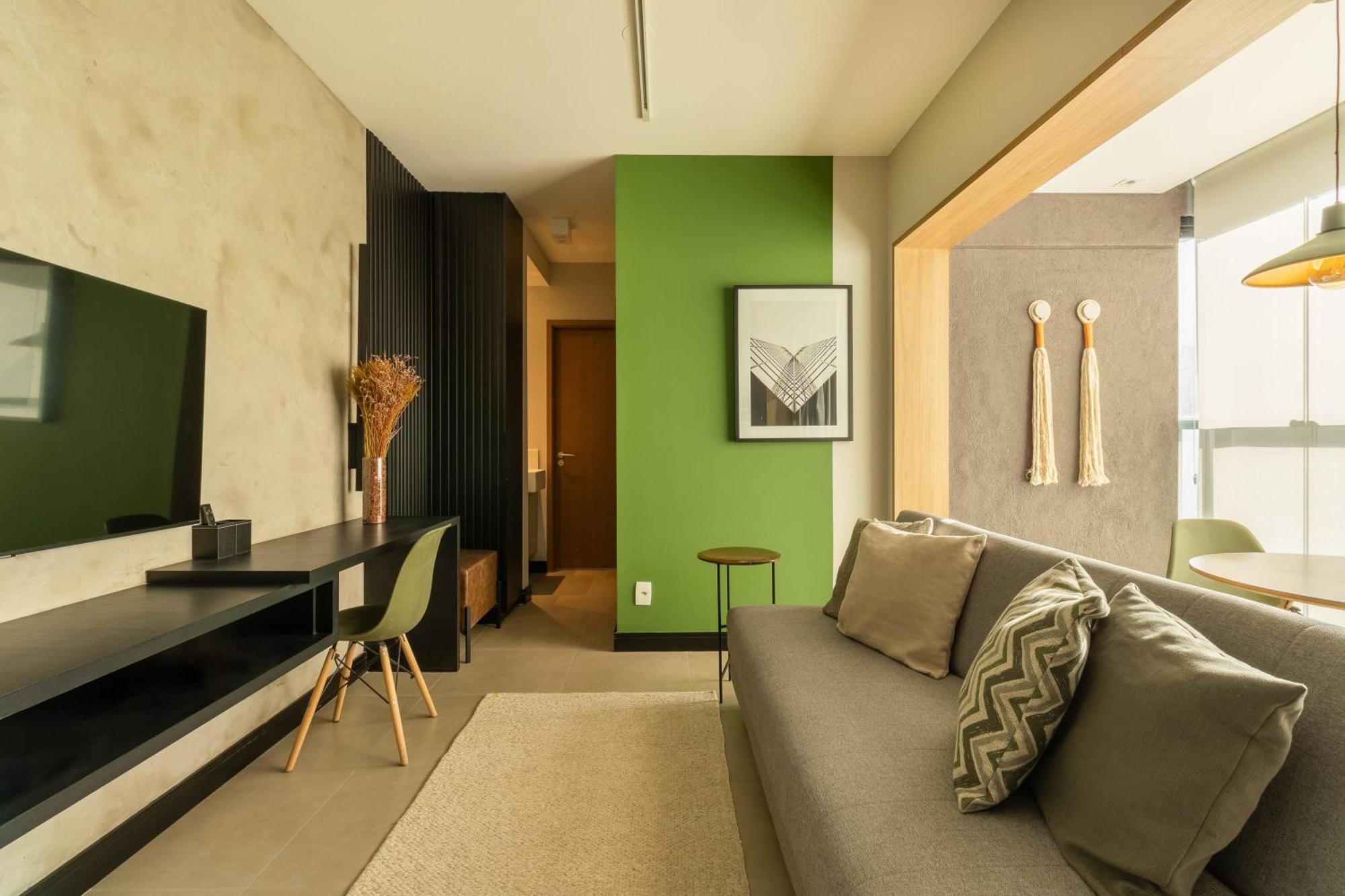 Apartamento Bhomy Pinheiros Decoracao Linda E Completo Iq42 *